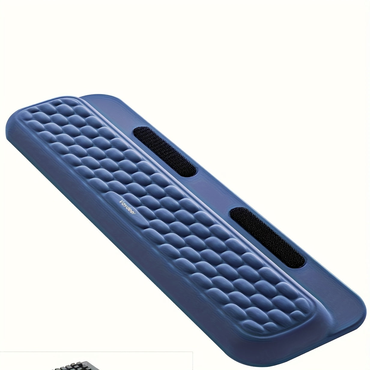 Vaydeer Wrist Rest & Keyboard/ Wrist Support - Non-Slip Smooth, Detachable Pad Suitable for Office, Gaming, Typing - Reduces Wrist Fatigue, Improves Posture &