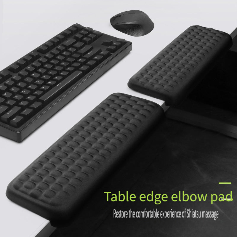 Desk Elbow Pads, Memory Foam Keyboard Wrist Rests, Edge Hand Supports for Tables, Wrist Protection Pads, Office Computer Mouse Hand Supports, Non-Slip Memory Foam Elbow Support Cushions, Ergonomic Desk Edge Pads