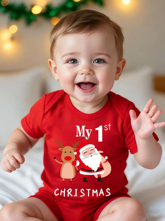 ACTFLASH Baby Girl Alphabet Onesie – 0-3Y Polyester Knit Bodysuit--Deal Extra-Deal Extra