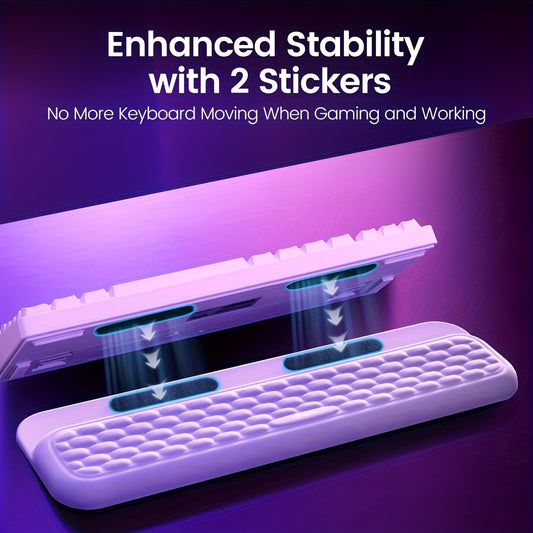 Vaydeer Wrist Rest & Keyboard/ Wrist Support - Non-Slip Smooth, Detachable Pad Suitable for Office, Gaming, Typing - Reduces Wrist Fatigue, Improves Posture &