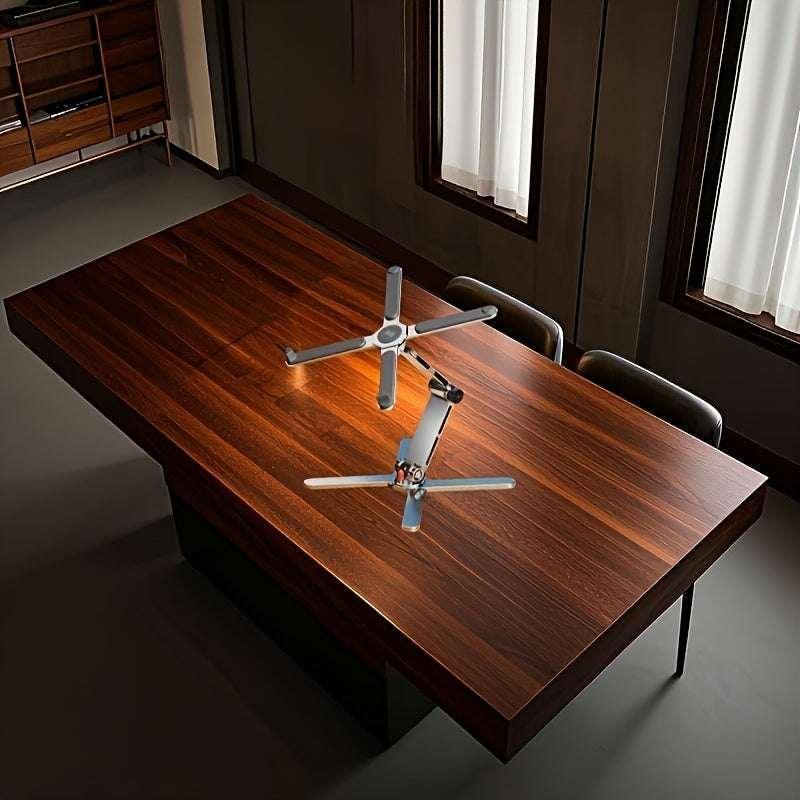 360° Rotating Laptop Stand Aluminum – Adjustable Foldable Gaming Desk Holder - Deal Extra