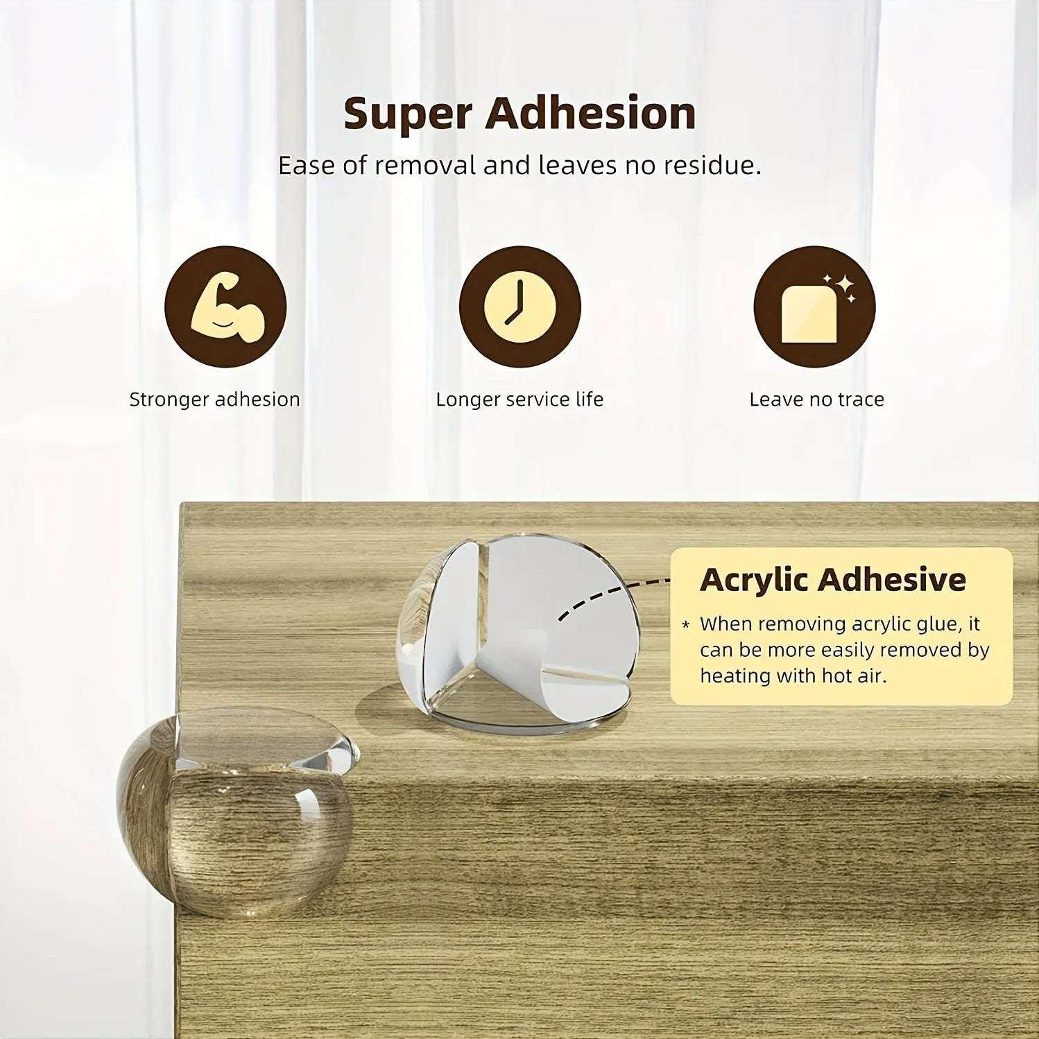 12pcs Baby Furniture Corner Guards – Lead-Free Plastic Edge Bumpers Child Safety - Deal Extra