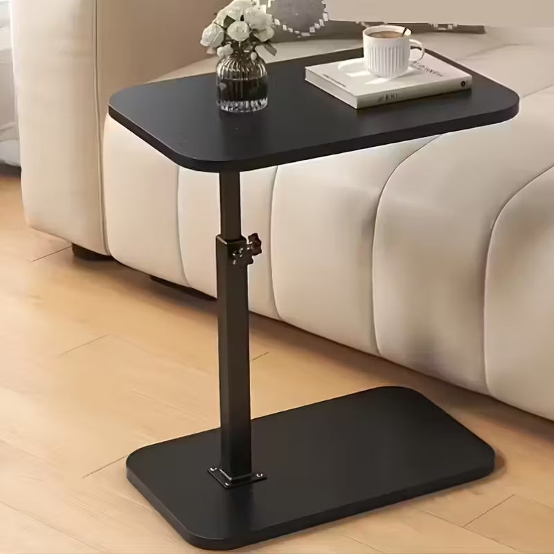 Adjustable Height Sofa Side Table Metal HDF – Portable C-Shaped Modern Living Room--Deal Extra-Deal Extra