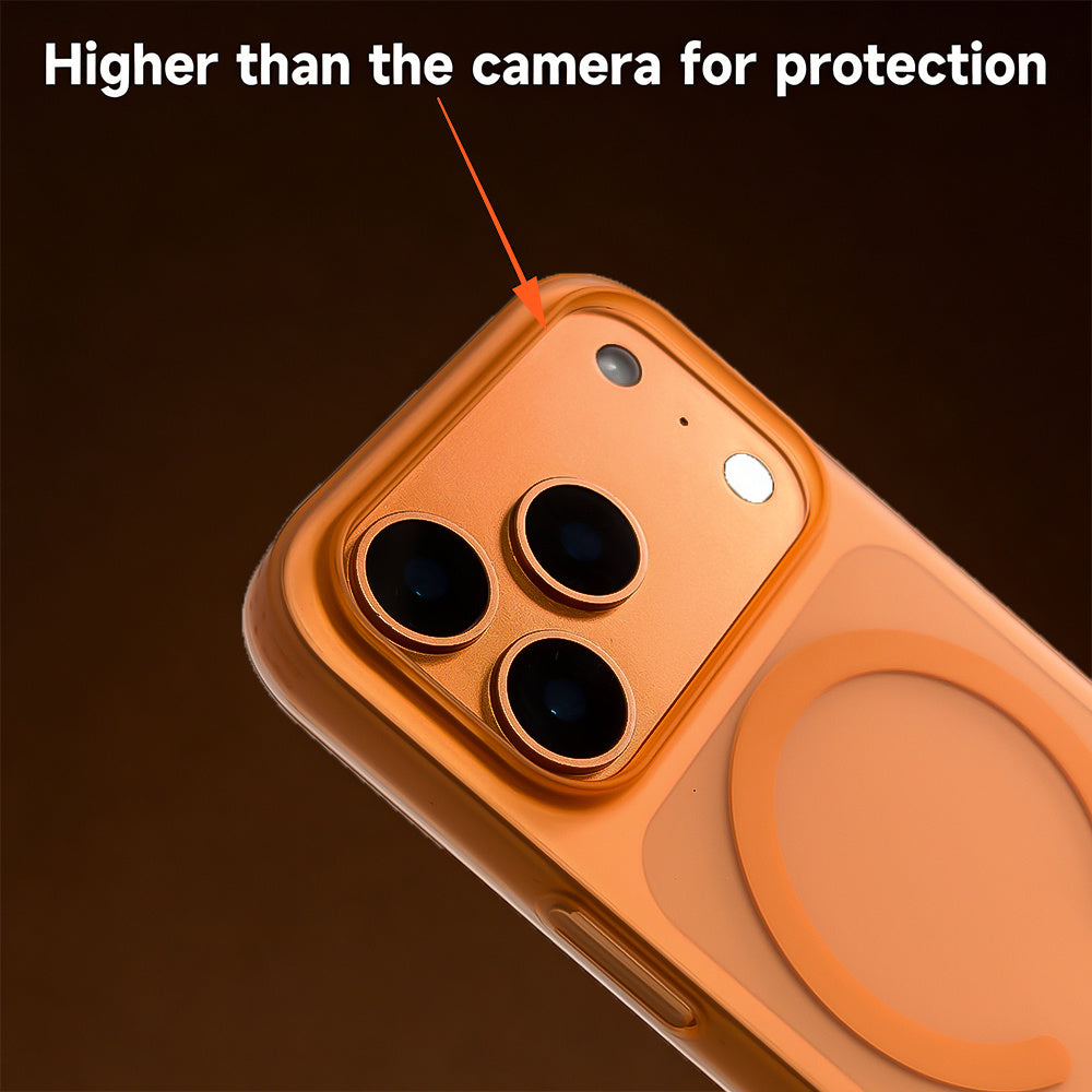 Phone Case: Luxury Translucent Matte Magnetic Wireless Charging Phone Case for iPhone 11 12 13 14 15 16 17 Pro Max Plus Air Hard Backboard Shockproof Armor Clear Cover