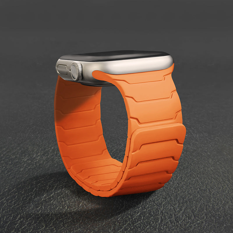 PIKAQ Compatible for Apple Watch Ultra/Series Magnetic, Two-Tone Soft Strap with Magnetic Clasp, Compatible for Apple Watch Ultra 3/2/1 & Series 10/9/8/7/6/5/4/3/2/1/SE - Adjustable Unisex Watch for Men & Women