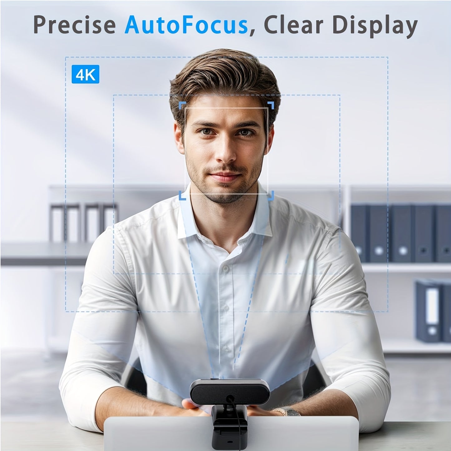 EXHQDR Q3 4K 8MP Webcam Auto Focus 90° USB Privacy Cover – Streaming Meetings--Deal Extra-Deal Extra