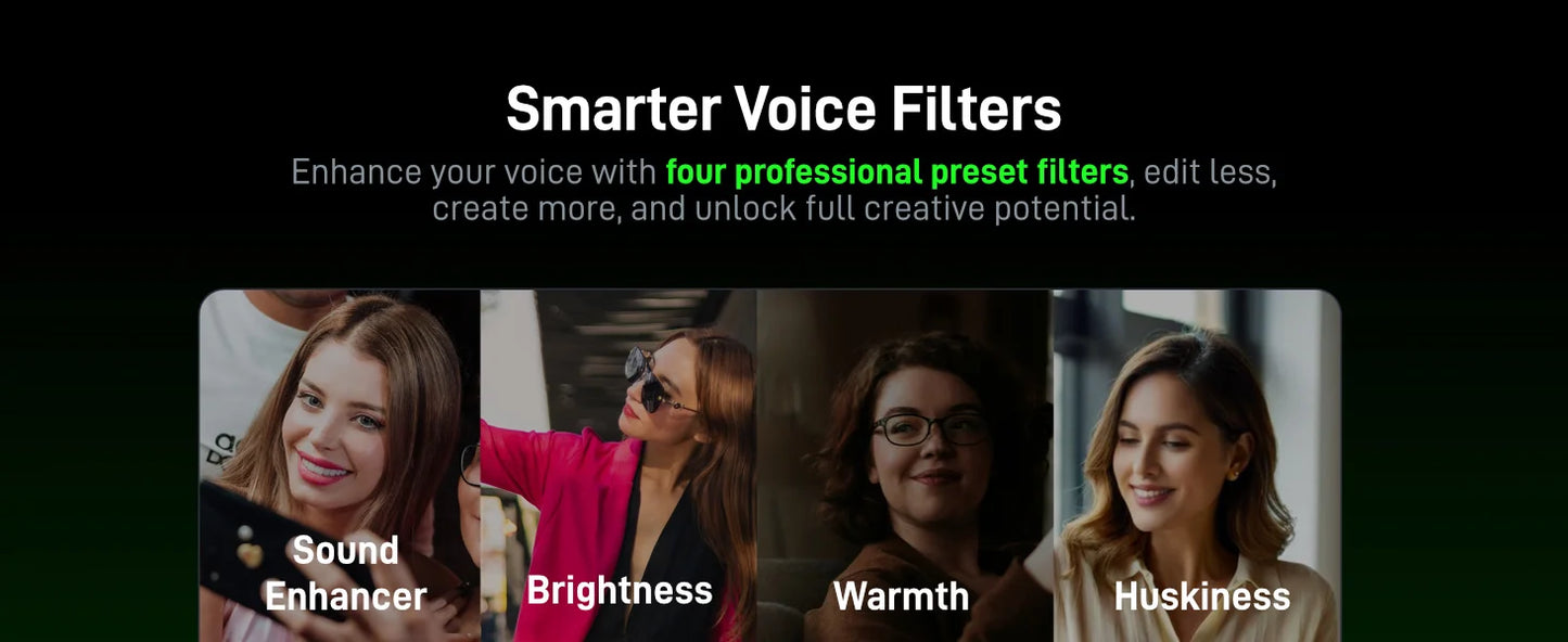 MAONO T1mini Wireless Lav Mic – Noise Cancelling Auto Clip App Control Vlog Phone--Deal Extra-Deal Extra