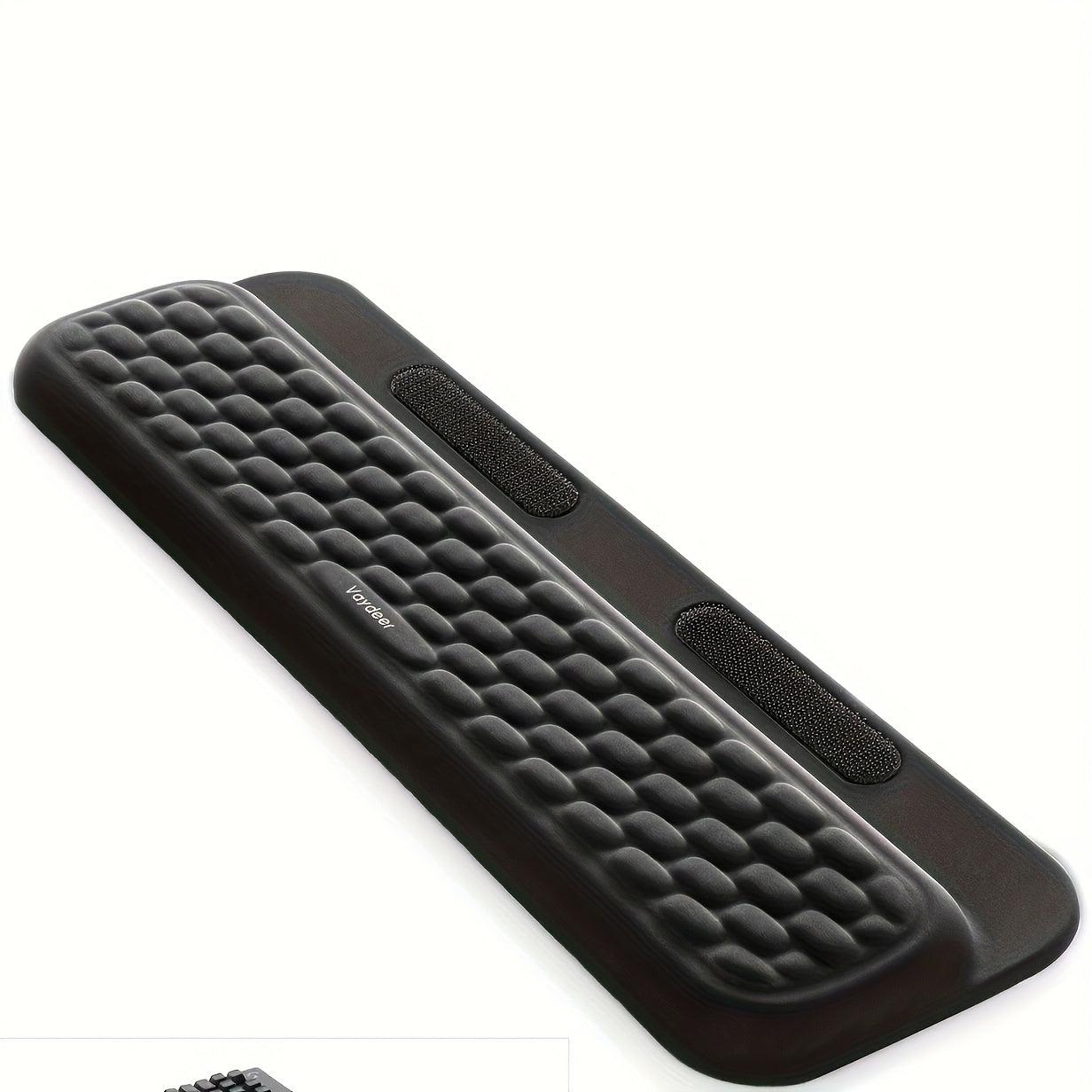 Vaydeer Wrist Rest & Keyboard/ Wrist Support - Non-Slip Smooth, Detachable Pad Suitable for Office, Gaming, Typing - Reduces Wrist Fatigue, Improves Posture &