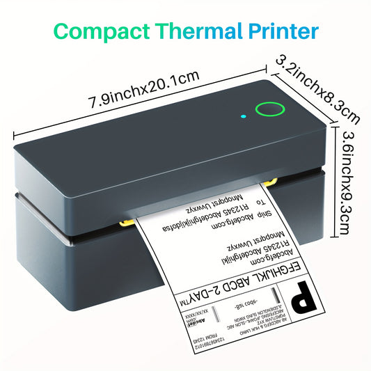 Portable Wireless 4x6 Thermal Label Printer Compatible for iPhone & Android - Wireless Thermal Printer with Thermal Paper Roll (50 Included) for Small Business Shipping, USPS,, Ecommerce - Address Tags & Labels On-the-Go--Deal Extra-Deal Extra