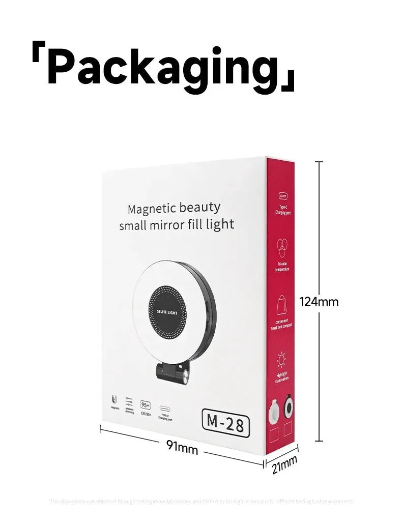 Capture flawless selfies anywhere with this magnetic LED selfie light for MagSafe, compatible with iPhone 17 Pro Max, 16, 15, 14, 13, 12 and all smartphones.