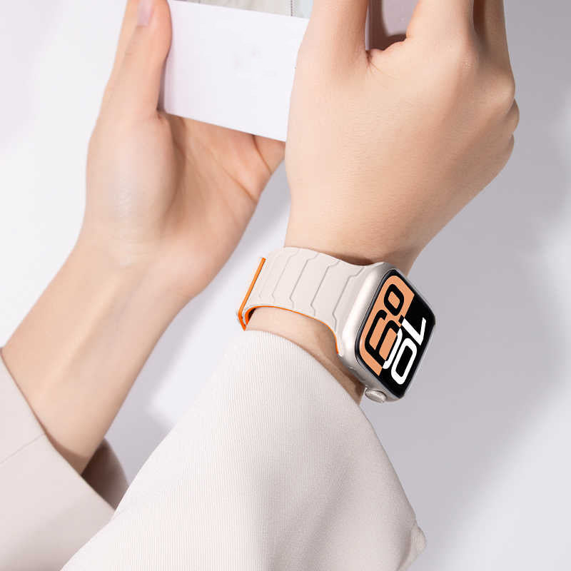 Magnetic Sport Strap for Apple Watch Band 38mm 40mm 41mm 42mm 44mm 45mm 46mm 49mm Adjustable Loop Bracelet for iWatch Series 10 9 8 7 6 5 4 SE Ultra 2 1 Accessories, Women Men