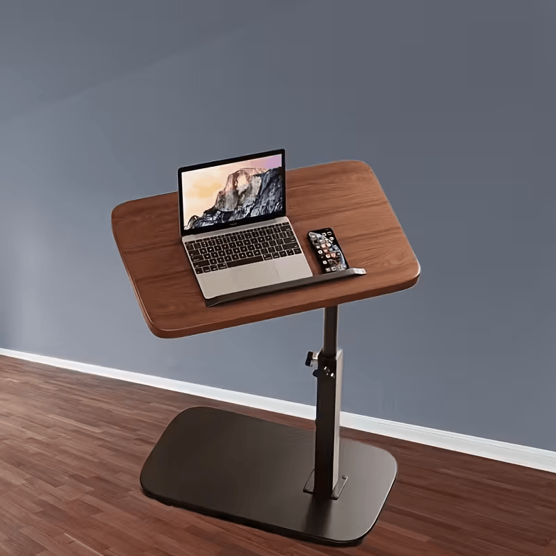 Adjustable Height Sofa Side Table Metal HDF – Portable C-Shaped Modern Living Room--Deal Extra-Deal Extra