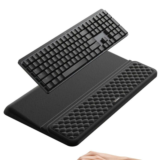 The deer-shaped mechanical keyboard wrist rest features a premium integrated design with a removable memory foam palm support that helps relieve wrist pain during long typing and mouse use.--Deal Extra-Color:Black-Deal Extra